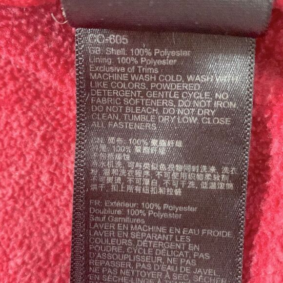 🟢3 for $20—/MARMOT Fleece Jacket exposed orange zip closure zip pockets girl - Picture 8 of 10